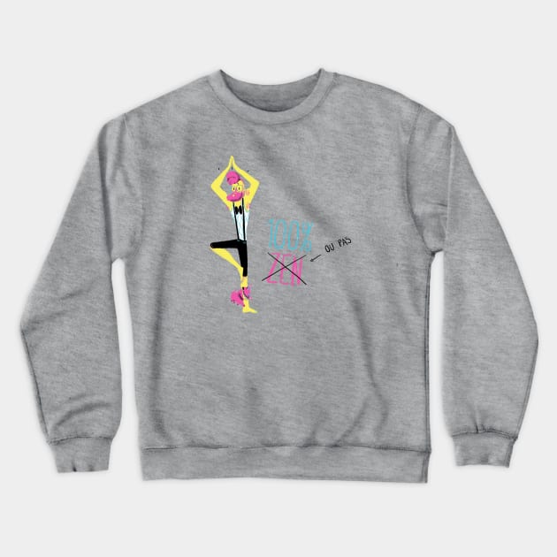 100% Yoga Crewneck Sweatshirt by BabyKarot